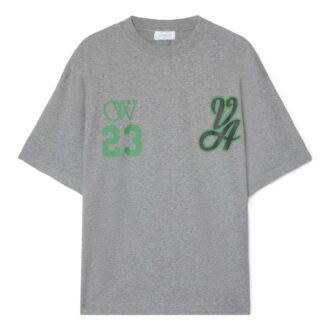 Camiseta de manga corta Off-White 23 Varsity Skate «Melange Grey»