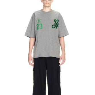 Camiseta de manga corta Off-White 23 Varsity Skate «Melange Grey»