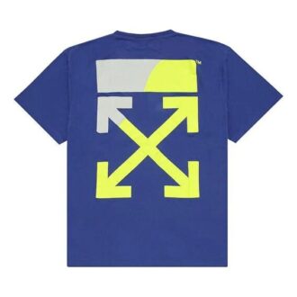 Camiseta de manga corta oversize Arrows SS19 «Azul neón verde»
