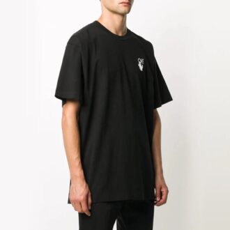 Camiseta de manga corta oversize con estampado de flechas