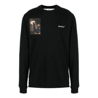 Camiseta de manga larga Caravaggio Lute Skate «Negro Blanco»