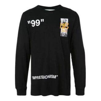 Camiseta de manga larga con estampado impresionista «Verano de 1863»