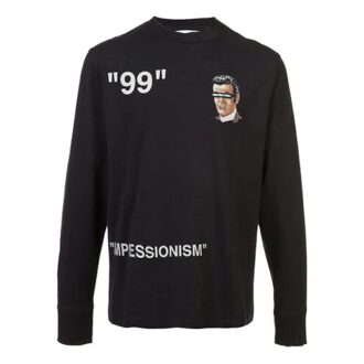 Camiseta de manga larga con logo para hombre Impressionism