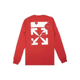 Camiseta de manga larga Cut Here «Rojo»