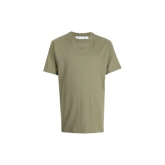 Camiseta de pantalones cortos con cuello redondo y estampado de Arrows con el logotipo FW21, versión estándar, verde