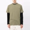 Camiseta de pantalones cortos con cuello redondo y estampado de Arrows con el logotipo FW21, versión estándar, verde