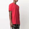 Camiseta de pantalones cortos con cuello redondo y estampado del logotipo SS21, versión roja
