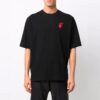 Camiseta de pantalones cortos con cuello redondo y logo FW21, versión estándar, color negro