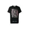Camiseta de pantalones cortos con estampado negro «Negro Blanco»
