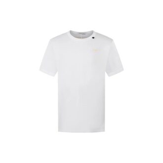 Camiseta de pantalones cortos oversize con estampado de flecha dorada