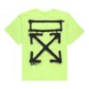 Camiseta de pantalones cortos oversize con pintura en aerosol de Virgil Abloh SS20