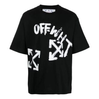 Camiseta de skate oversize con rotulador «Negro»