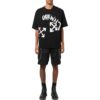 Camiseta de skate oversize con rotulador «Negro»