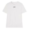 Camiseta deportiva de manga corta con contorno de flecha «Blanco Negro»