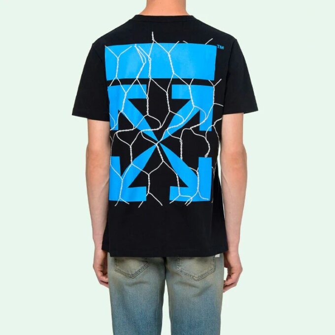 Camiseta Green Fence Arrows con estampado de flechas, pantalones cortos, color negro