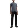 Camiseta gris de manga corta con cuello redondo y estampado de logotipo degradado de Off-White para hombre, colección primavera-verano 2022, versión estándar