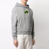 Camiseta gris de manga corta para hombre Off-White con estampado de letras y flecha en la espalda, colección FW21