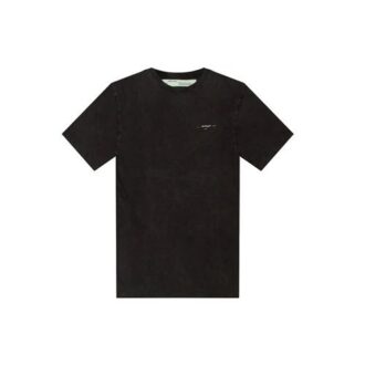 Camiseta holgada de manga corta Off-White para hombre c/o Distress con diseño de flecha en 3D en negro y gris