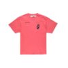 Camiseta holgada de manga corta Splitted Arrows, talla grande, color rojo