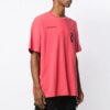 Camiseta holgada de manga corta Splitted Arrows, talla grande, color rojo