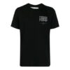 Camiseta industrial de manga corta para hombre con logo, corte normal