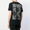 Camiseta industrial de manga corta para hombre con logo, corte normal