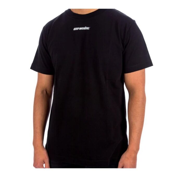 Camiseta Marker Slim «Negro/Rojo»
