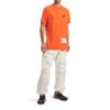 Camiseta naranja de manga corta con cuello redondo y estampado de logotipo de Off-White Men’s x Teenage Engineering Crossover SS22