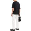 Camiseta negra de manga corta con cuello redondo y estampado de logotipo Off-White para hombre FW22