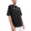 Camiseta negra de manga corta con cuello redondo y estampado de logotipo Off-White para hombre FW22