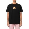 Camiseta negra de manga corta con cuello redondo y estampado de logotipo para hombre de Off-White