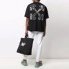 Camiseta negra de manga corta con estampado de flechas para hombre de Off-White