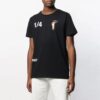 Camiseta negra de manga corta con estampado en la espalda de Off-White para hombre en Pantalones Cortos