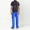 Camiseta negra de manga corta y corte ajustado con estampado de flechas y logotipo de Off-White para hombre, colección Otoño-Invierno 2022