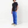 Camiseta negra de manga corta y corte ajustado con estampado de flechas y logotipo de Off-White para hombre, colección Otoño-Invierno 2022