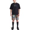 Camiseta negra de manga corta y corte holgado con cuello redondo y estampado de flechas de Off-White para hombre, colección primavera-verano 2022