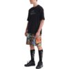 Camiseta negra de manga corta y corte holgado con cuello redondo y estampado de flechas de Off-White para hombre, colección primavera-verano 2022