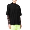 Camiseta negra de manga corta y corte holgado con estampado de flechas y letras para hombre Off-White FW21