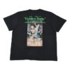 Camiseta negra de manga corta y corte holgado Off-White para hombre C/O VIRGIL ABLOH con diseño de esqueleto
