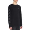 Camiseta negra de manga larga con flecha hueca impresa en 3D para hombre de Off-White
