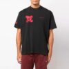 Camiseta negra de pantalón corto con cuello redondo y diseño de flecha Off-White para hombre, temporada Otoño-Invierno 2022