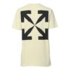 Camiseta Off-White para hombre C/O VIRGIL ABLOH Arrow de manga corta en color blanco cremoso