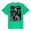Camiseta Off-White para hombre Caravaggio con estampado en la espalda cuadrada, pantalones cortos y corte holgado, verde o Virgil Abloh
