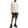 Camiseta Off-White para hombre, colección Otoño-Invierno 2022, con estampado de letras, cuello redondo, manga larga y corte holgado, color blanco cremoso