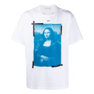 Camiseta Off-White para hombre, colección primavera-verano 2022, de color liso, cuello redondo y pantalones cortos, versión blanca