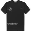 Camiseta Off-White para hombre de corte holgado y manga corta con estampado de flechas en negro