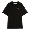 Camiseta Off-White para hombre de la colección primavera-verano 2022 con estampado de Caravaggio en la espalda, de corte holgado y manga corta, color negro