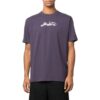 Camiseta Off-White para hombre de la colección SS22 con estampado de flechas, cuello redondo, pantalones cortos y corte holgado, color morado