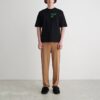 Camiseta Off-White para hombre de la colección SS22 con estampado de flechas pintadas con spray, de manga corta y corte holgado, en color negro