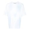 Camiseta Off-White para hombre FW22 de cuello redondo y pantalón corto con estampado de logotipo, azul y blanco
